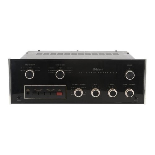 McIntosh C27 Stereo Preamplifier  tested from japan