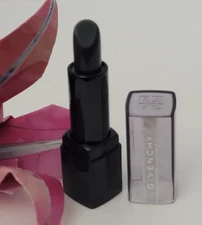 GIVENCHY GLOSS INTERDIT VINYL LIPSTICK 16 NOIR Revelateur 0.08 oz MINI U/B
