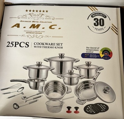 AMC Topf und Pfanne Set Modell Advanced Metal Collection Germany Design