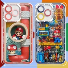 Mario Bros Game Case For iPhone 17 Air 15 14 13 12 11 Pro Max 16 15 14 Plus
