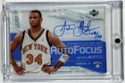 ANTONIO MCDYESS 2003-04 UPPER DECK GLASS #MC AUTO FOCUS CRYSTAL 08/25 KNICKS