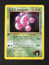 Erika's Exeggcute 077/132 Gym Heroes Regular 1st Edition Pokemon MJ