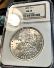1886 Morgan Dollar NGC MS65 Blast Whtie Beauty Best Price Ebay* CHRC