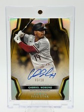 2024 Topps Five Star Gabriel Moreno Auto /10 Gold SSP On Card Autograph