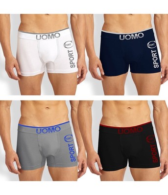 MOBYAT Boxer da uomo carino Mardi Gras Boxer da uomo morbido intimo