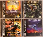 PS1 GAME LOT MASS DESTRUCTION SPEC OPS ACTION MAN EXTREME INDEPENDENCE DAY VTG