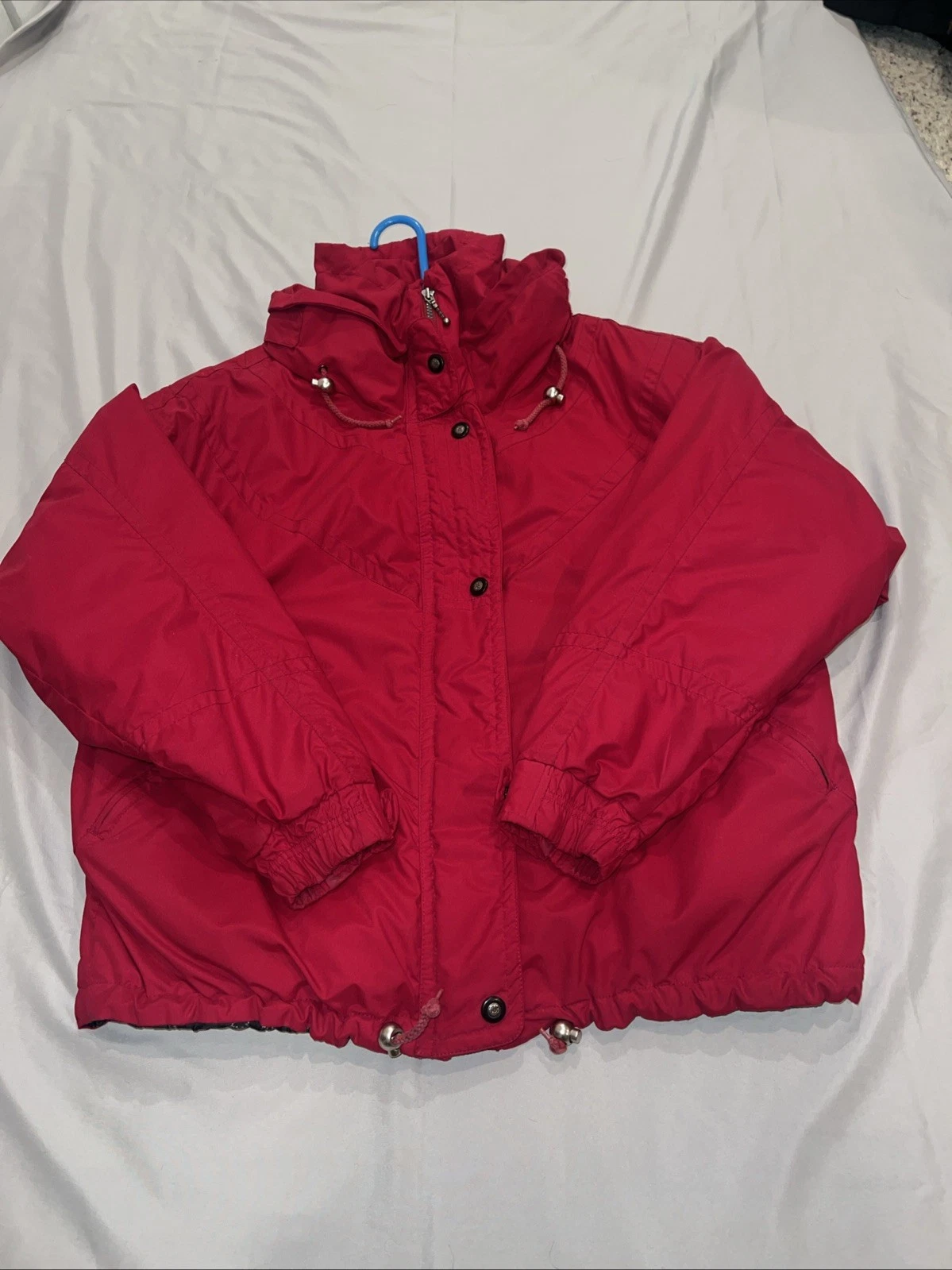 Vintage Boulder Gear Women's Winter Snowboard Ski Jacket Coat Size 12 Large Red