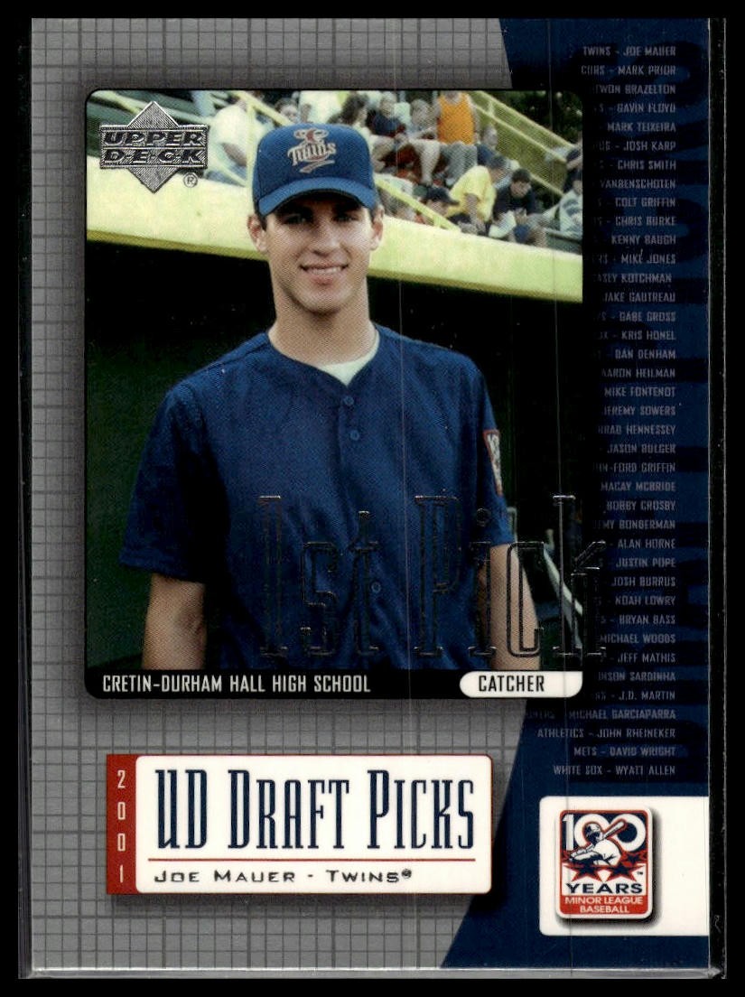 2001 Upper Deck Minors Centennial #1 Joe Mauer