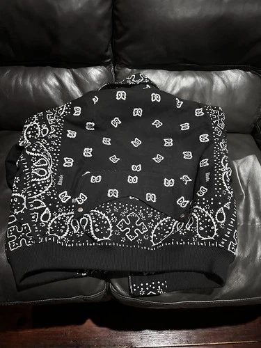 RHUDE Paisley Black Bomber Jacket image 7