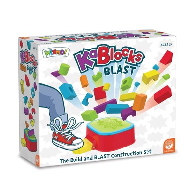 Mindware Kablocks Blast, Includes 30 Foam Blocks, 2 Launch Blocks, Building Plat