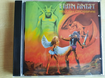 CD IRON ANGEL-HELLISH CROSSFIRE, POWER SPEED METAL::::ANGEL DUST::LIVING DEATH