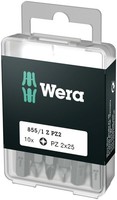 Wera Bit-Sortiment 855/1 Z PZ2 25Mm 10 Bits Werkzeug 05072404001