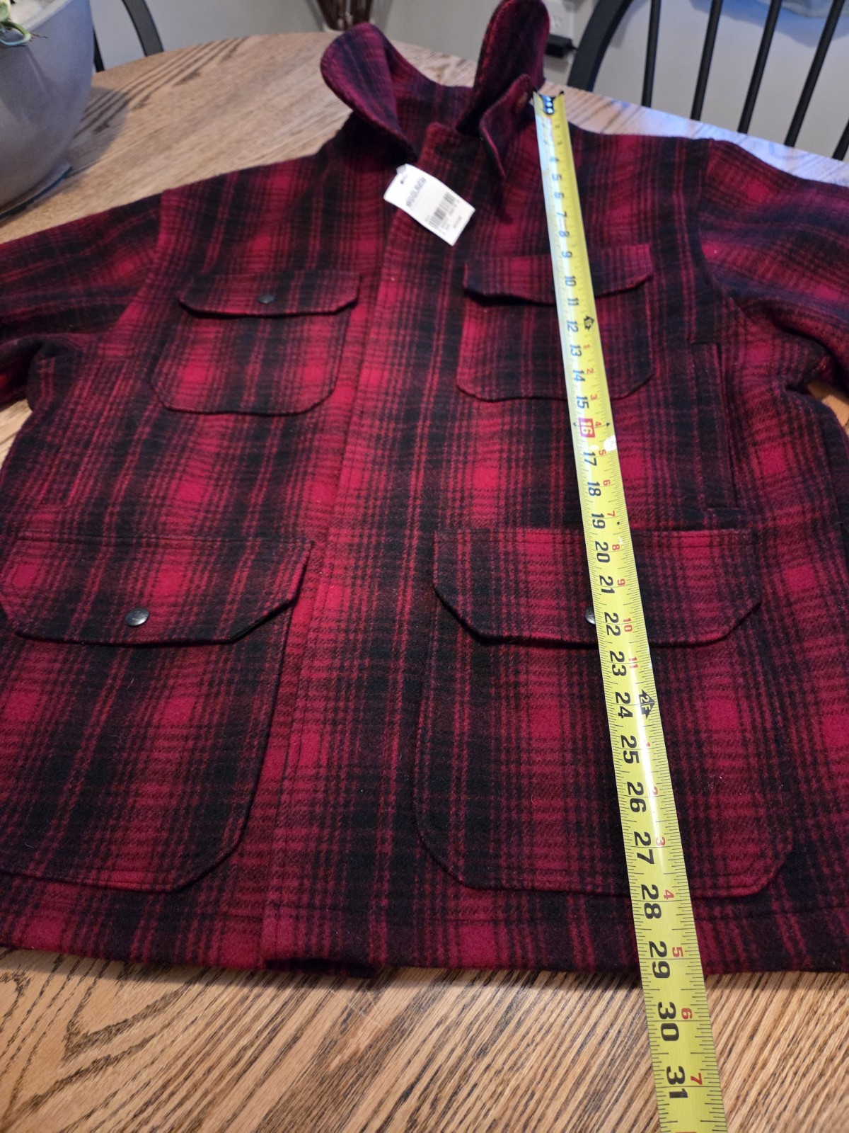 NWT Woolrich 503 Vintage Men's Medium Mackinaw Hunting Coat Jacket image 3