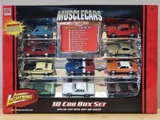 Johnny Lightning Muscle Cars 10 Car Box Set Limed Edition Diecast 1:64
