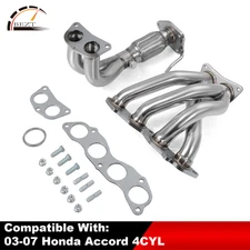 For 03-07 Honda Accord 2.4L Performance Stainless Steel Exhaust Header Manifold