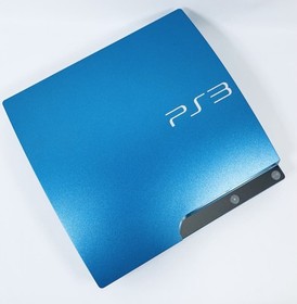 SONY PlayStation 3 PS3  Splash Blue Slim Console CECH-3000B SB 320GB Excellent