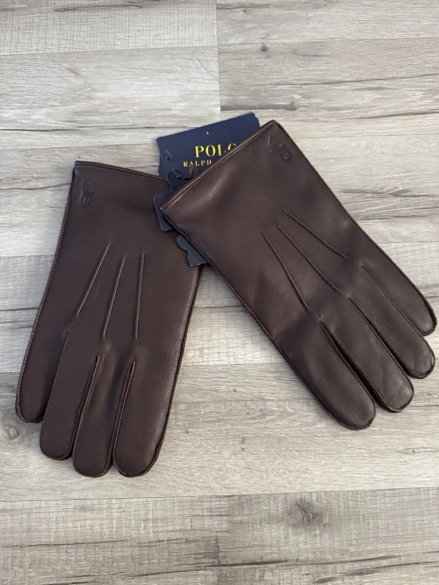Polo Ralph Lauren Leather Size M Gloves & Mittens for Men for sale