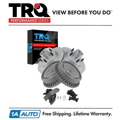 TRQ Performance Brake Pad & Rotor,Shoe & Drum Kit Fits Various Makes and Models