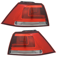 RüCkleuchten Set FüR VW Golf 7 2012- RüCklichter Heckleuchten Rot Weiß