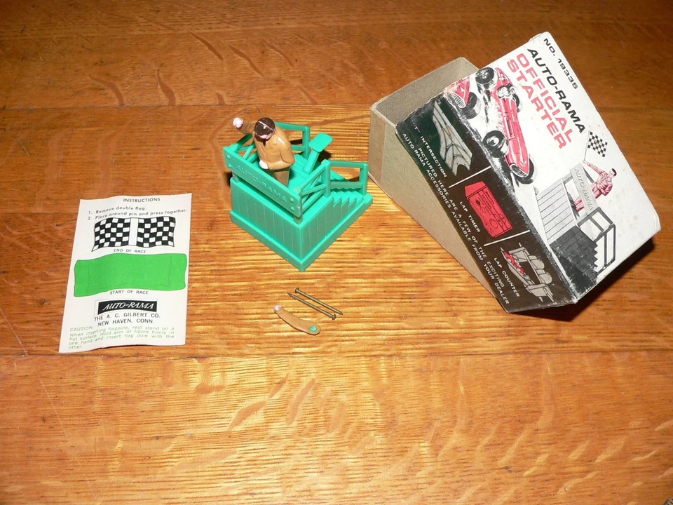 De colección A.C. Gilbert Auto-Rama Arranque Oficial Nº Accesorio coche ranura 19335 Foto 3 de 4