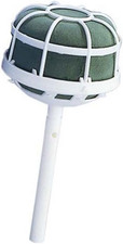 Wedding Belle Bouquet Holder - White - Grande with Straight Handle - Ideal Size