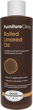 Boiled Linseed Oil | 250Ml / 8.5 Fl Oz | Refined Oil for Wood Furniture, Stone &