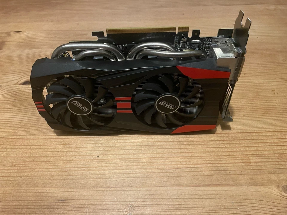 ASUS GTX 760 DC2OC 2GB Graphics Card – Tested Working – Dual Fan – Gaming GPU - Image 2 of 3