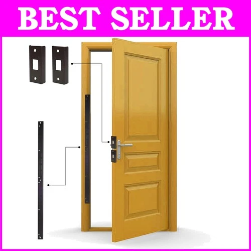 Compact 3-Piece Door Armor Kit - Safeguard Your Home with Easy Installation