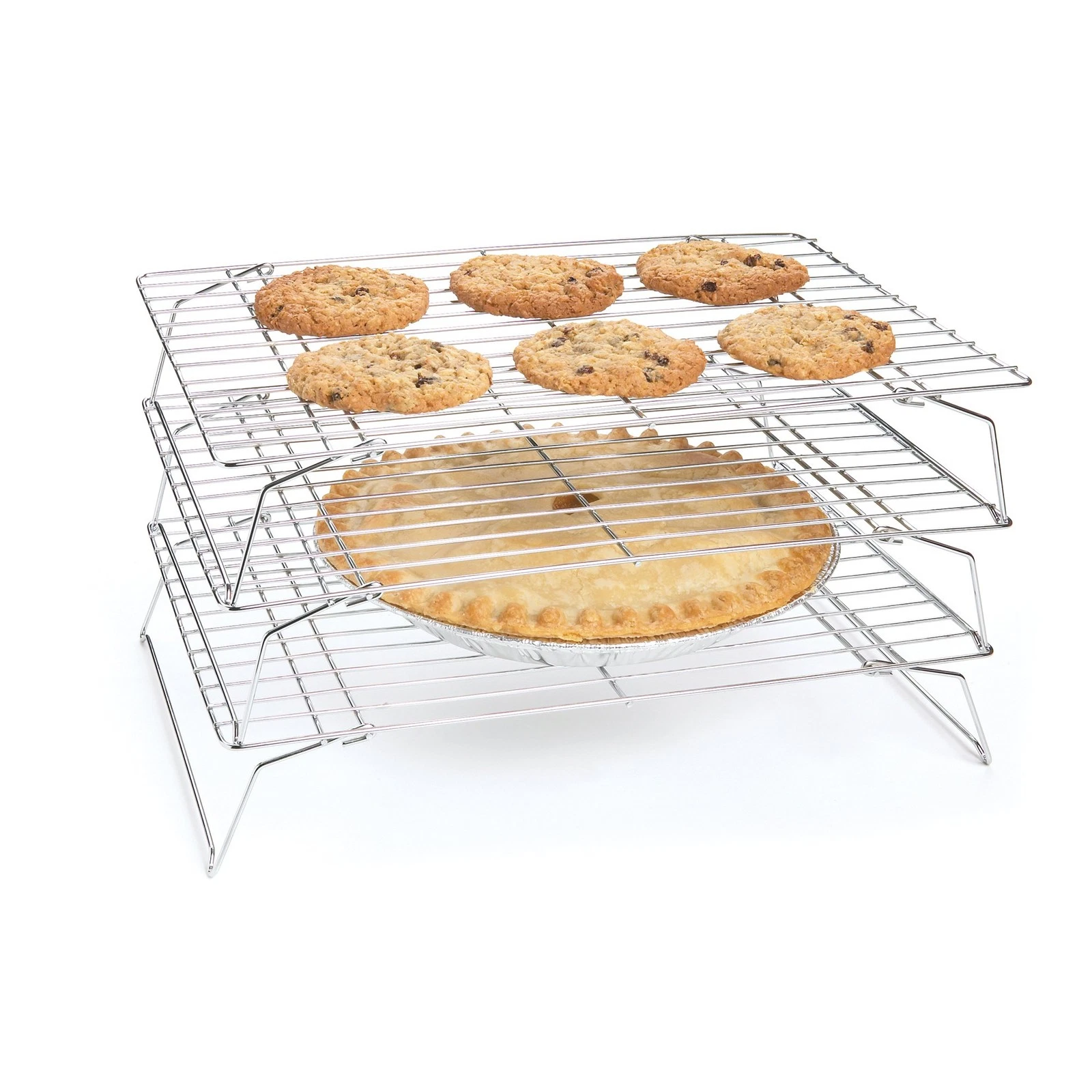 Fox Run 4698 Stackable Cooling Rack Set, Chrome, 3-Piece
Opens in a new window or tab