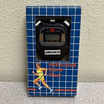 Vintage Simonds Professional Quartz Timer Stop Watch SPORT EXERCISE - New