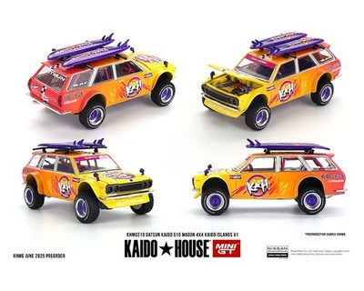 Kaido House x Mini GT Datsun KAIDO 510 Wagon 4×4 Kaido ISLANDS V1
