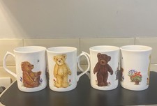 Royal Grafton Fine Bone China Teddy Bear Mugs x 4