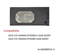 Granzon GPU Block Use for ASUS TUF GAMING GeForce RTX 5090 D 32GB Water Cooling