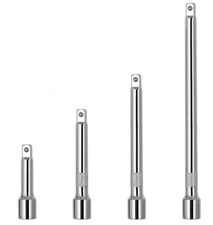 1/4" Socket Extension Set - 4PCS CR-V, 2" to 6" Durable Bars