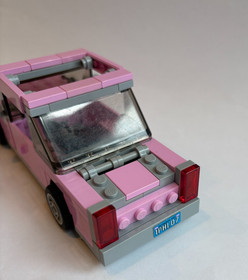 Lego Simpsons House Car Only 71006 Minifigure Homer Pink vehicle lot rare retire