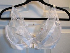 ANN SUMMERS THE SUPERB NON PADDED LACE/STRAPPY BRA IN WHITE SIZE 34D