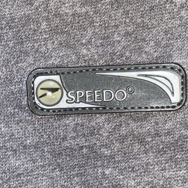 Speedo Hombre XL Gris Manga Larga Cuello en V Informal Polar Sudadera Foto 3 de 4