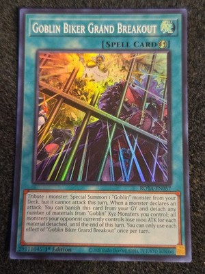 Goblin Biker Grand Breakout ROTA-EN057 Super Rare 1st Ed NM Yugioh 