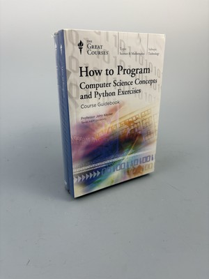 Great Courses DVD Guidebook How to Program Computer Science Concepts Python