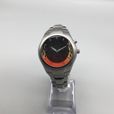 Fossil Big Tic Mens Watch 39mm Red Flame Animation JR-8115 New