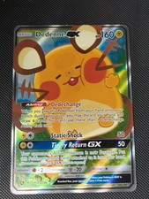 Pokémon TCG - Dedenne GX Unbroken Bonds Holo Full Art Ultra Rare 195a/214 on eBay