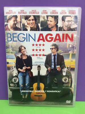 BEGIN AGAIN- KEIRA KNIGHTLEY,ADAM LEVINE - DVD- USADO GARANTIZADO