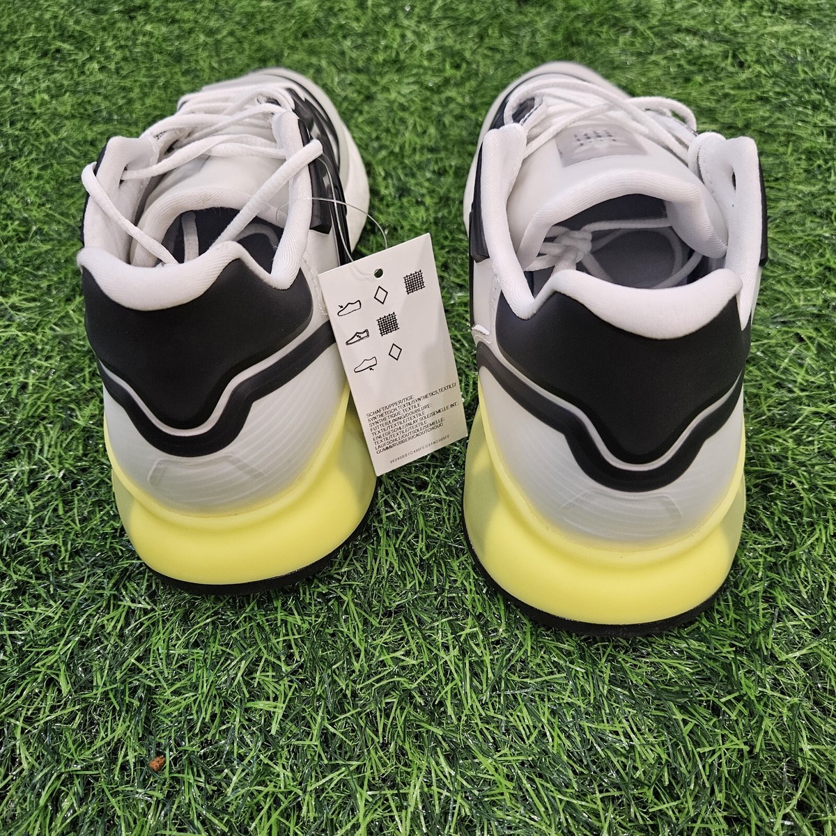 Size 8 - adidas ZX 2K Boost Futureshell White Acid Yellow