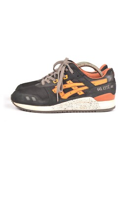 Asics Gel Lyte III Black Tan H307N Sneakers Trainers Size US 8