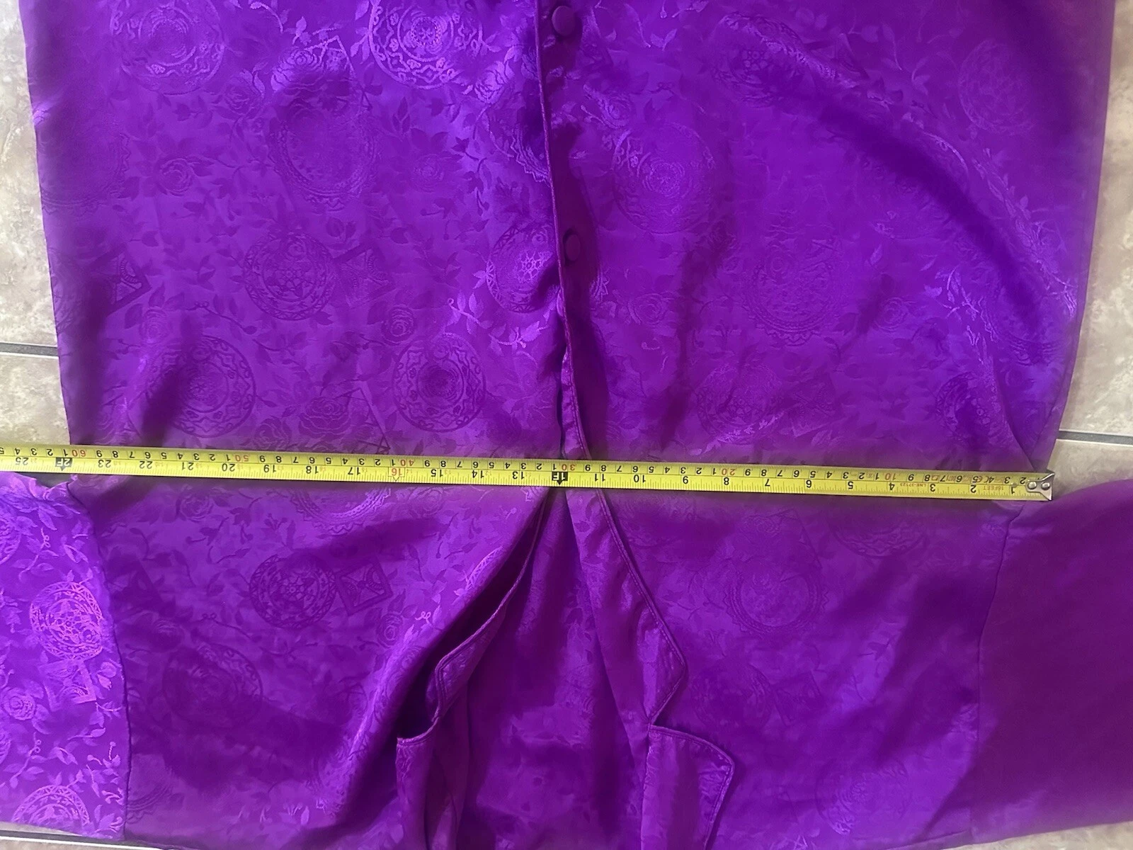 UNDERCOVER Pigiama Victoria's Secret G Label M L vintage raso pigiama caftano fucsia