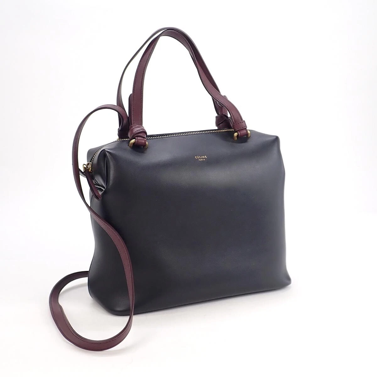 CELINE Small Soft Cube 2 way bag 181613A4S.38NO Calf Black
