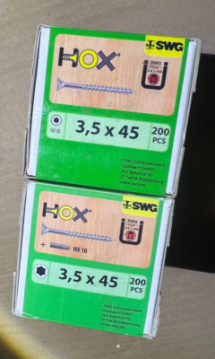 2 Packungen SWG Holzschrauben 3,5x45mm  seko verzinkt    / RESTPOSTEN H2A10K6