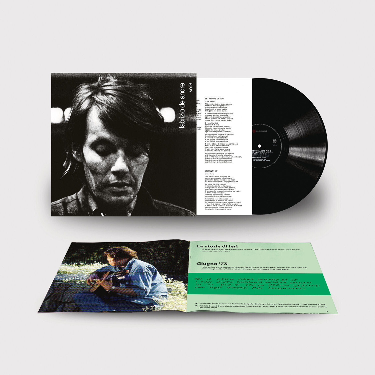 Fabrizio De André Volume 8 Vinyl LP 180 Gr. + Editorial Booklet New