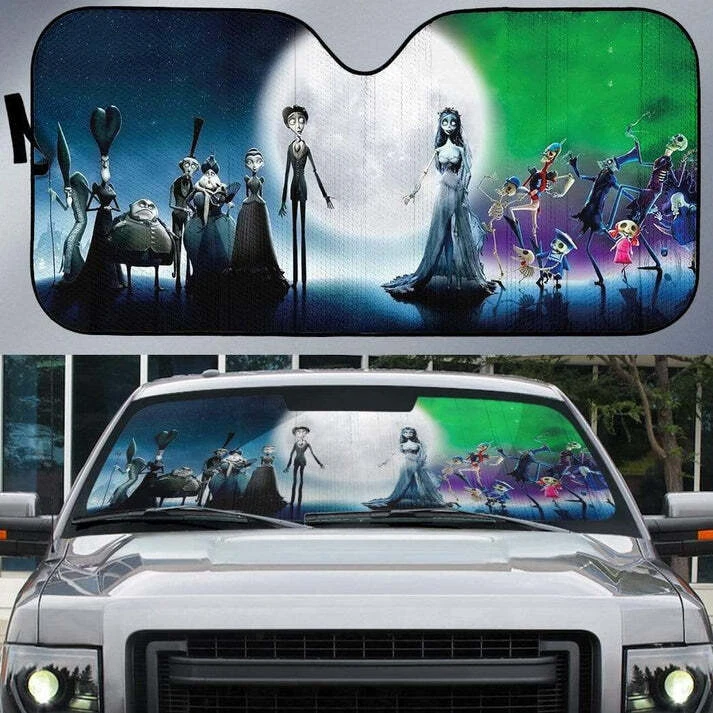 Corpse Bride Car Sun Shade