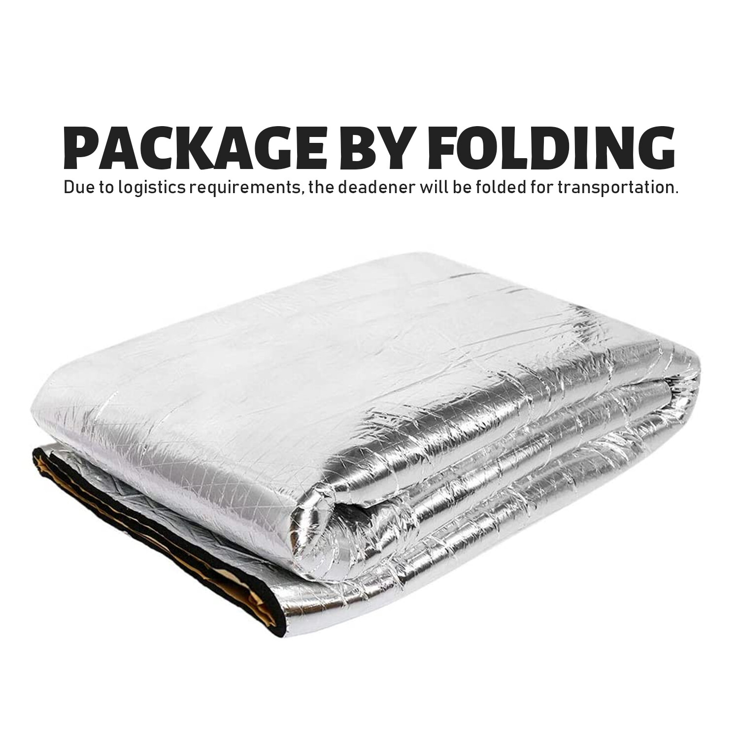 120"×40" Sound Deadener Noise Proof Car Van Insulation Heat Shield Self-Adhesive